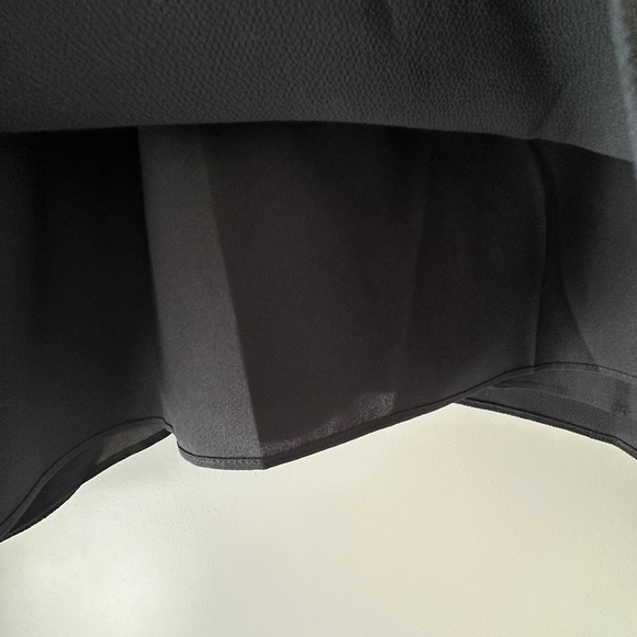 Club Monaco Raelee Sleeveless V-Neck Peplum Dress Black Size 4 - Picture 8 of 11